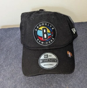 New Era Brooklyn Nets 9Twenty Hat Black Jean Michel Basquiat Brand New NBA - Picture 1 of 6