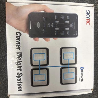 SkyRC SCWS2000 Bluetooth Wireless Corner Weight System for RC Car - Image 1 of 3