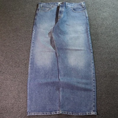 VTG 2000s FADED GLORY LOOSE FADED DENIM SKATER BLUE JEANS 38X30 - Image 1 of 4