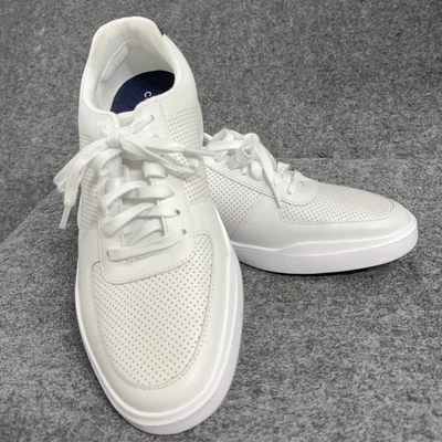 Zapatillas deportivas Cole Haan GrandPro Rally para hombre con cordones blancas de cuero perforado talla 10W Foto 1 de 4