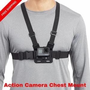 Adjustable Chest Harness Mount GoPro Cameras Video Play Vlog Travel Game Gift - Picture 1 of 24