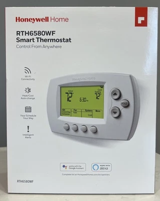 Honeywell RTH6580WF1001 Wi-Fi 7-Day Programmable Smart Thermostat - Image 1 of 4