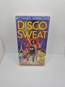 Richard Simmons, Disco Sweat (VHS, 1995) Brand New Sealed - Picture 1 of 4
