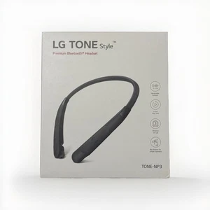 Écouteurs Neckband Bluetooth LG TONE-TNP3 - Temps de lecture 22H - Léger et confort - Photo 1 sur 4