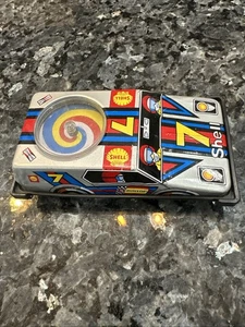 Sakai Tin Litho and Plastic Toy Car Shell #7 Racer with Spinner, 5 inch - Picture 1 of 5