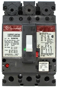 INTERRUPTOR AUTOMÁTICO GE SPECTRA RMS 150 AMP SELA36AT0150 3 POLOS CON ENCHUFES - Imagen 1 de 8