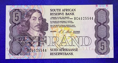 1990 SOUTH AFRICA ~ 5 RAND ~ UNC - EZSU5 - Image 1 of 2