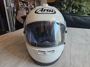 💥Casco Arai Full Face CLC RX-7RR3 RIII DOT SNELL BLANCO Talla GRANDE  - Imagen 1 de 21