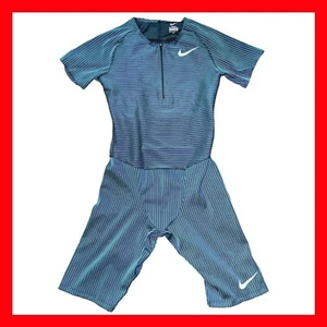 Nike Elite Pro One Piece Blue Track Speed Suit CW2568-317 Olympics Men's Size M - Picture 1 of 8