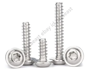 304 Stainless Steel Torx Modified Truss Head Self Tapping Screws Flat Tail M2-M5 - Picture 1 of 12