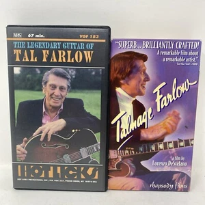 2 Talmage Farlow Jazz Guitar Instructional VHS Video - Picture 1 of 4