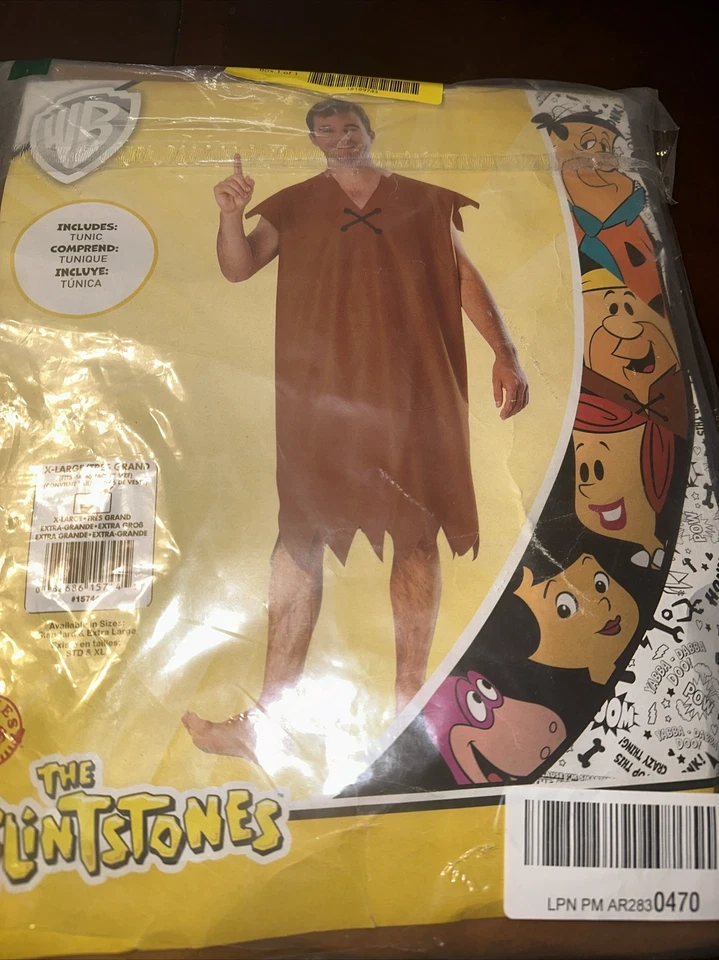 Disfraz de Halloween de Los Picapiedra Barney Escombros Dibujos Animados Adulto con Licencia X Lg Foto 1 de 1