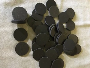 Basteln Schaumstoff Punkte/Kreise 1,5" Durchmesser schwarz 50er-Pack PVC-FREI - Bild 1 von 1