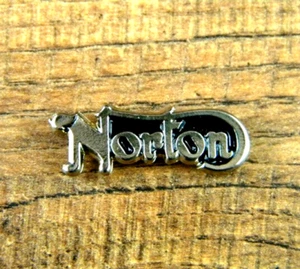 NORTON VEST PIN LAPEL ~1-1/4" x 3/8" HAT BADGE MOTORCYCLES COMMANDO INTERSTATE - Bild 1 von 1