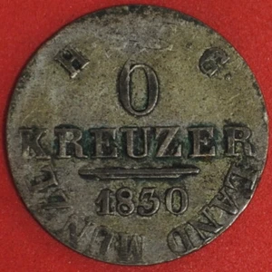 1830EK German States/Saxe-Coburg-Gotha 6 Kreuzer VF - Picture 1 of 2