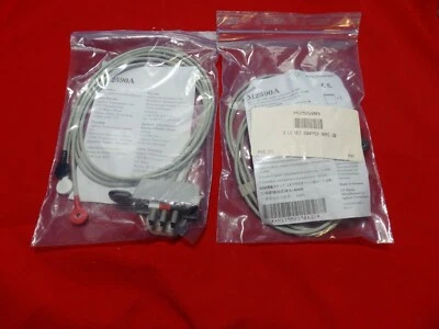 Philips OEM 3-lead wire patient cables for M2601A Telemetry Transmitters, NEW, T - Image 1 of 3
