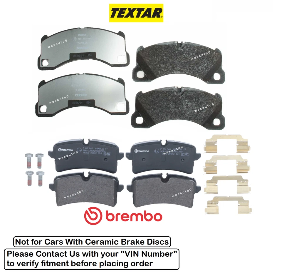 Комплект передних и задних тормозных колодок OES для Porsche Macan Turbo 15-18 - Изображение 1 из 1