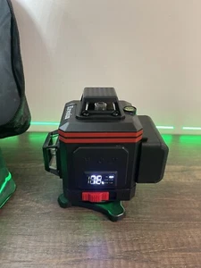 16 Linien Laser Wasserwaage 4x360, selbstnivellierende grüne Laser Wasserwaage, 4D - 200ft LESEN - Bild 1 von 9