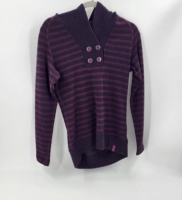 Mountain Hardwear Sevina Hooded Sweater Women's Size Small Purple Y2K - Image 1 of 4