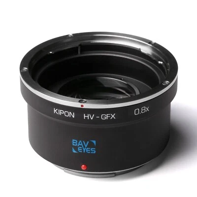 KIPON 0.8x Focal Reducer Optics Adapter for Hasselblad V Lens to Fuji G Camera - Image 1 of 3