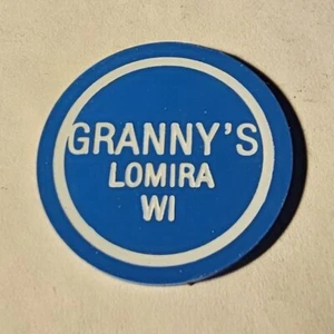 Granny's Lomira WI plástico bueno para token bar whisky #205 - Imagen 1 de 2