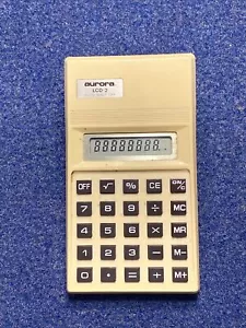 Vintage Aurora LCD-2 Taschenrechner - funktionstüchtig - Bild 1 von 8