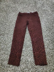Social Standard Jeans Damen 6 Lila Gepard Print Ankle Skinny Baumwolle Stretch - Bild 1 von 11