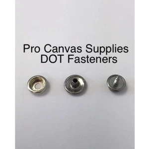 DOT S.S Snaps Cap, Socket, & #8 3/8" Screw Stud 5 sets - Bild 1 von 3