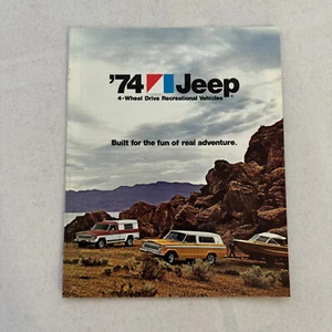 1974 Jeep Recreational Vehicle Brochure Catalog CJ-5 Pickup Wagoneer Cherokee - Picture 1 of 6
