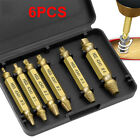 6pcs Damaged Screw Extractor Drill Bit Set Take Out Broken Screw Bolt Remove