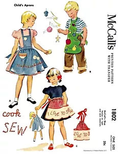 Grembiule McCall's 1802 modello albero di Natale e utilità UNISEX - Foto 1 di 6