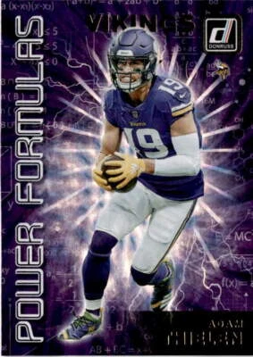 2019 Donruss #PF-10 Adam Thielen Vikings Power Formulas - Image 1 of 2