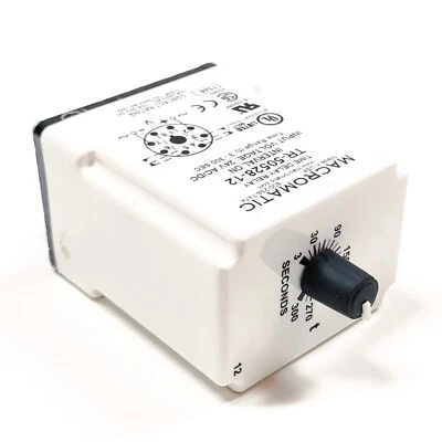 TR-50528-12 MACROMATIC Single Function Time Delay Relay: 8 Pins, 23NU99 - Image 1 of 4