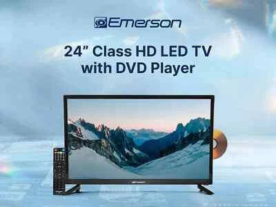 Emerson ETD-2450 24-inch Class HD LED Television with DVD Player, Black - Image 1 of 4
