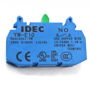 IDEC YW-E10 Contact Block 1NO for CW & YW Selector Switch New✦Kd - Picture 1 of 6