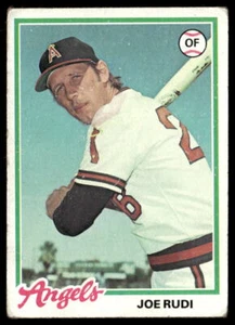 Tarjeta de béisbol Joe Rudi 1978 Topps #635 California Angels - Imagen 1 de 2