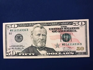 1-$50 Bill 2013 - Picture 1 of 2