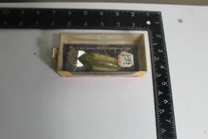 Vintage South Bend DIVE ORENO N. 952 S con scatola e inserto esca in legno curva sud, IN - Foto 1 di 12