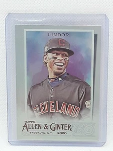 Francisco Lindor 2020 Topps Allen & Ginter HOT BOX SILVER #93 Cleveland Indians - Bild 1 von 2