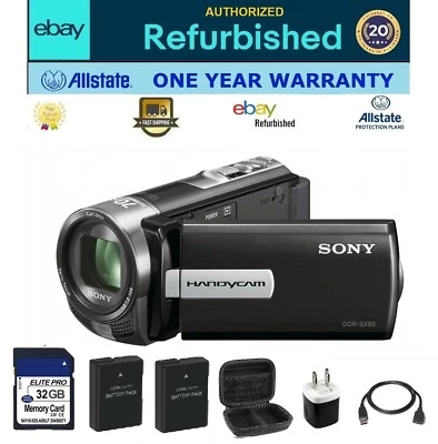 Sony Handycam DCR-SX85 Digital Video Camcorder SD Bundle🛡️eBay Refurbished [EX] - Image 1 of 4