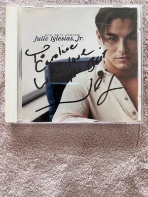 Signed Julio Iglesias, Jr - One More Chance  CD Single 1999 Sony Music Ent. - Image 1 of 3