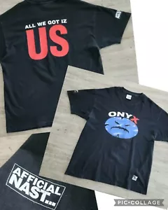 Vintage ONYX All We Got Iz Us Album Promo T-shirt XL Single Stitch Rap Tee 1995 - Picture 1 of 10