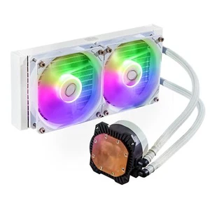 Cooler Master MasterLiquid 240L Core ARGB White 240mm All-In-One Liquid Cooler - Picture 1 of 5