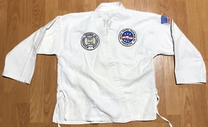 Kids Youth Vintage TAE KWON DO Gi w/ USA Patch See Pictures For Measurements - Picture 1 of 6
