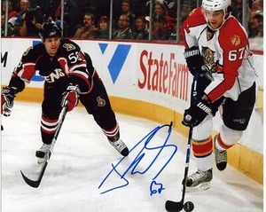 MICHAEL FROLIK SIGNED 8X10 PHOTO PHOTOGRAPH FLORIDA PANTHERS COA - Picture 1 of 1