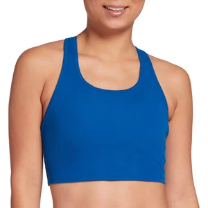 NWT DSG Women's Long Line Perfect Performance Sports Bra Blue Size 2XL $25 T073 - Picture 1 of 4