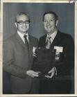 1969 Press Photo Herbert J. Garon Honored By Louis J. Fox- Touro Infirmary