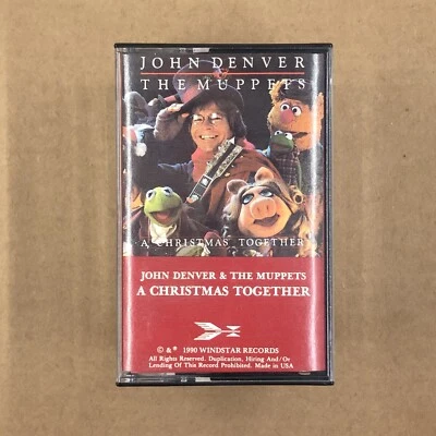 JOHN DENVER AND THE MUPPETS Cassette Tape 90s Reissue A CHRISTMAS TOGETHER Foto 1 de 4