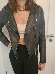 Coole Jacke im Biker Style von Only in Größe XS Leder Oder Kunstleder - Bild 1 von 24