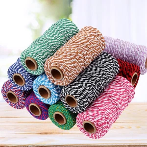 Packaging Bakers Cord Cotton String Decor Handmade DIY Wrapping Gifts Twine Rope - Picture 1 of 39